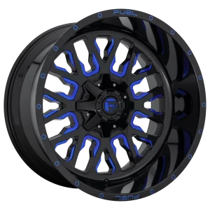 Fuel – D645 STROKE – Black – 18″x9″ 1mm – All weather Wheels – D64518901850